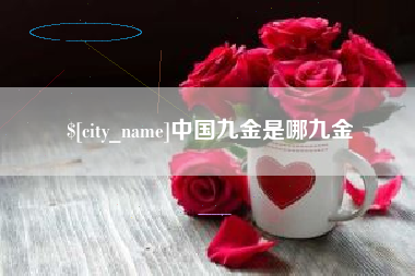 龙海中国九金是哪九金