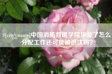龙海中国消防救援学院毕业了怎么分配工作还可能被逃汰吗？