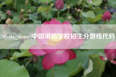 龙海中国消防学校招生分数线代码