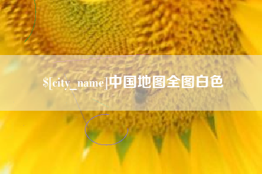 龙海中国地图全图白色