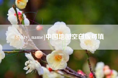 龙海中国地图空白版可填