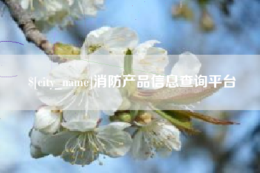 龙海消防产品信息查询平台