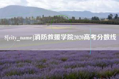 龙海消防救援学院2020高考分数线
