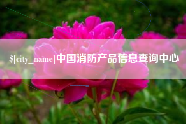 龙海中国消防产品信息查询中心
