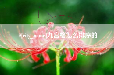 龙海九宫格怎么排序的