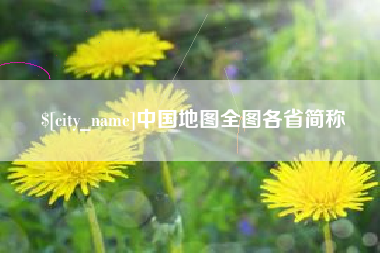 龙海中国地图全图各省简称