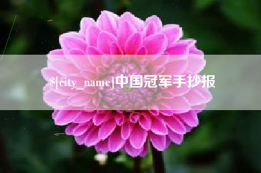 龙海中国冠军手抄报