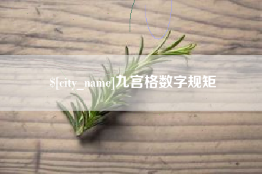 龙海九宫格数字规矩